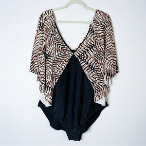 Raisins - Flutter Sleeve One Piece Swimsuit